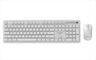 COMBO KEYBOARD AND MOUSE WIRELESS GEMBIRD SLIM PRO, White, KBS-WPS-01-W
