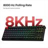 KEYBOARD MECHANICAL KEYCHRON C3 PRO 8K TKL QMK/VIA RGB HS Keychron Super Red switch,  Black , C3PX-H1