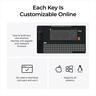 KEYBOARD MECHANICAL KEYCHRON C3 PRO 8K TKL QMK/VIA RGB HS Keychron Super Red switch,  Black , C3PX-H1