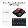 KEYBOARD MECHANICAL KEYCHRON C3 PRO 8K TKL QMK/VIA RGB HS Keychron Super Red switch,  Black , C3PX-H1