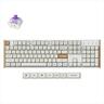 KEYBOARD MECHANICAL KEYCHRON K10 HE, FULL SIZE, Gateron Double-Rail Magnetic Nebula Switch, 2.4 GHz, White, K10H-Q1