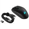 MOUSE WIRELESS CORSAIR KATAR ELITE RGB, Gaming Mouse, 69g, MARKSMAN 26000 DPI, 2.4Ghz/Bluetooth, Black, CH-931C111-EU