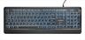 KEYBOARD WIRED USB GEMBIRD SLIM LED backlight, Black, KB-UML-04