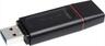 USB Flash Drive 3.2 Gen1 256GB KINGSTON DATA TRAVELER EXODIA , Black, DTX/256GB