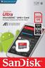 MEMORY CARD SANDISK MICRO-SDXC UHS-I 200GB ULTRA A1C10 w/adapter 100mb/s SDSQUAR-200G-GN6MA