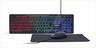 COMBO KEYBOARD MOUSE AND MOUSEPAD WIRED GEMBIRD RGB, Black, KBS-UML-01