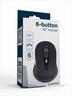 MOUSE WIRELESS GEMBIRD ONLY BLUETOOTH, 6 BUTTONS, Black, MUSWB-6B-01