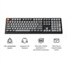 KEYBOARD MECHANICAL KEYCHRON K10 MAX HS Full Size RGB Keychron super Banana switch, Multi-Device 2.4 GHz & BT Black, K10M-H4