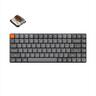 KEYBOARD MECHANICAL KEYCHRON K3 MAX QMK/VIA LP RGB HS 75% Gateron Brown switch Multi-Device (Wired+Bluetooth), Black, K3M-H3
