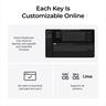 KEYBOARD MECHANICAL KEYCHRON K3 MAX QMK/VIA LP RGB HS 75% Gateron Brown switch Multi-Device (Wired+Bluetooth), Black, K3M-H3