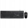COMBO KEYBOARD AND MOUSE WIRED EXTRALINK TF500, Black,