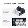 KEYBOARD WIRELESS MECHANICAL KEYCHRON Q5 MAX QMK/VIA RGB Al. body, HS Gateron Jupiter Brown, 2.4 GHz & BT, Carbon Black, w/knob, Q5M-M3