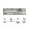 KEYBOARD MECHANICAL KEYCHRON C2 Pro 8K QMK RGB, Full Size, Super Brown switch, C2PX-M3