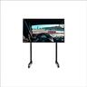 GAMING WHEEL MONITOR STAND ROUND TUBE FREESTANDING SINGLE NEXT LEVEL RACING, 21"-65", 24kg MAX, NLR-R010