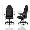 GAMING CHAIR NOBLECHAIRS HERO, BLACK/RED NBL-HRO-RL-BRD