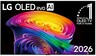 LG 55" OLED evo AI TV OLED55C61LA, 4K UHD, webOS Smart TV, Dolby Vision