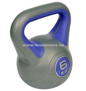 Ring Kettlebell  6 kg plastican  RING DB2819-6