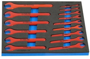 UNIOR Ključevi viljuškasti jednostrani, izolovani u SOS ulošku 621782