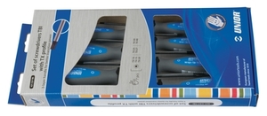 UNIOR Odvijači Torx sa TBI ručkom u garnituri 612300