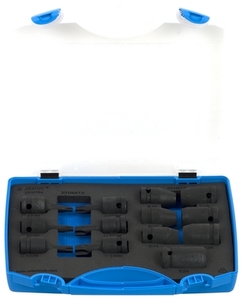 UNIOR Ključevi Torx IMPACT, nasadni i usadni, prihvat 1/2'', u metalnoj kutiji 615227