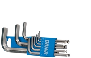 UNIOR Ključevi imbus loptasti na plastičnom stalku 607853