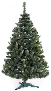 Grips PVC Zelena jelka sa belim vrhom 180 cm