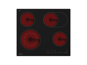 Tesla staklokeramicka ploca HV6410MX,4 zone, 2 proširene,60c