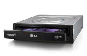 Optički uređaj Hitachi/LG GH24NSD5, DVD±RW, SATA, crni, Bulk