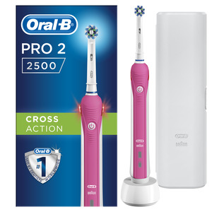 OralB Power Pro2500 Pink električna četkica za zube