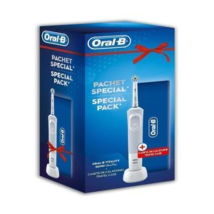 Oral-B D100 Vitality Sensi UltraThin električna četkica za zube+putna torbica