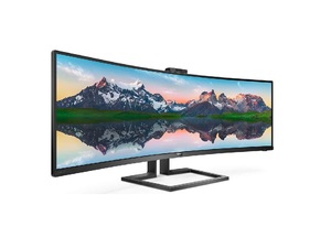 Monitor 48.8 PHILIPS 499P9H/00, 2xQHD, VA, 70Hz, 5ms, Adaptive-Sync, zakrivljeni, HDMI, DP, USB-C