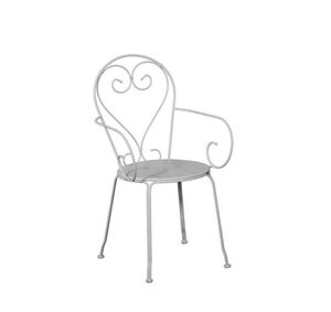 Moka metalna stolica – bela