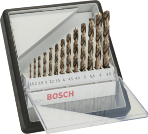 Bosch 13-delni Robust Line set burgija za metal HSS-Co, DIN 338, 135°