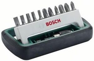 Bosch 12-delni Standard set bitova,  (S, PH, PZ, T)