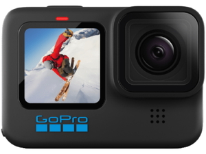 GoPro HERO10 Black, 5K60/4K120, 23MP photos, HyperSmooth 4.0, GP2, Dual LCD, Waterproof 10m