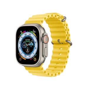 Apple Watch Ultra Cellular 49mm, Titanium Case, Yellow Ocean Band
