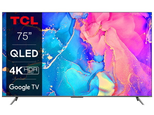 Televizor TCL 75C635/QLED/75"/4K HDR/60Hz/GoogleTV/crna