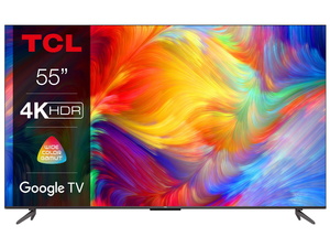 TCL LED TV 55P735, 4K Ultra HD, Smart TV, Android, Google TV, HDMI 2.1, 4K HDR, Sivi **MODEL 2022**
