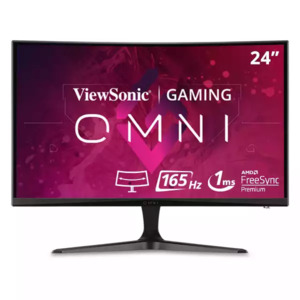 Monitor ViewSonic Omni (VX2418C) 24 Full HD, 165Hz, 1ms, HDMI, DP, Curved