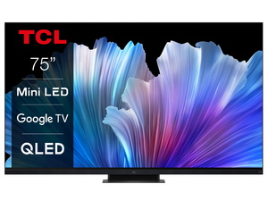 TCL MiniLED televizor 75C935, 75", 4K HDR, 144Hz, GoogleTV, crna