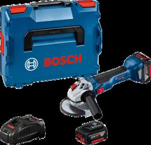 Bosch akumulatorska ugaona brusilica GWS 18V-10; 2x5,0Ah; L-Boxx; 125mm (06019J4004)