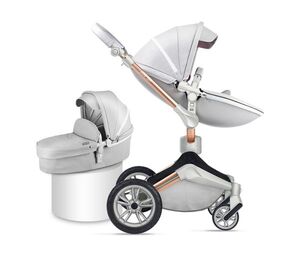 Hot Mom kolica za bebe 2u1 F023GREY (sportsko sedište+korpa)