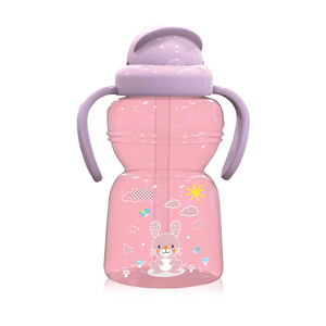 Lorelli sportska flašica sa slamčicom i ručkama ANIMALS Blush Pink 325ml (10200770002)
