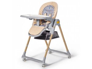 Kinderkraft stolica za hranjenje LASTREE wood (KHLAST00BEGW000)