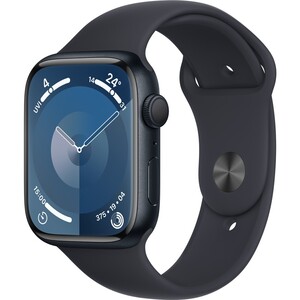 Apple Watch S9 GPS 45mm Midnight (mr9a3se/a), Alu Case w Midnight Sport Band - M/L