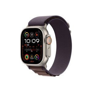 Apple Watch Ultra2 Cellular (mrer3se/a), 49mm Titanium Case w Indigo Alpine Loop - Small