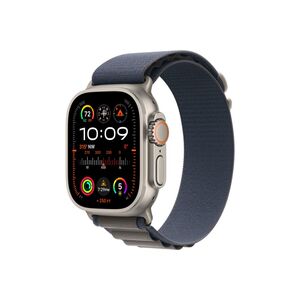Apple Watch Ultra2 Cellular (mreq3se/a), 49mm Titanium Case w Blue Alpine Loop - Large