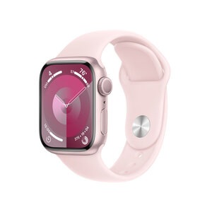 Apple Watch S9 GPS mr943se/a 41mm Pink Alu Case w Light Pink Sport Band - M/L, pametni sat