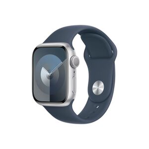 Apple Watch S9 GPS mr903se/a 41mm Silver Alu Case w Storm Blue Sport Band - S/M, pametni sat
