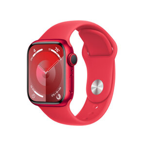 Apple Watch S9 GPS mrxj3se/a 45mm RED Alu Case w RED Sport Band - S/M, pametni sat